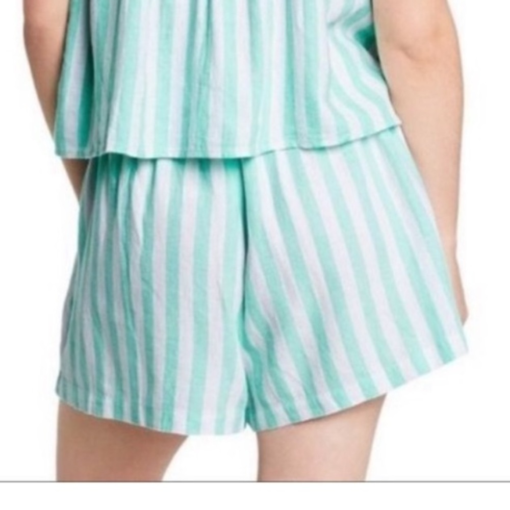Stoney Clover Lane by Target 2x  Green Stripe Shorts NWOT*** - Picture 2 of 2